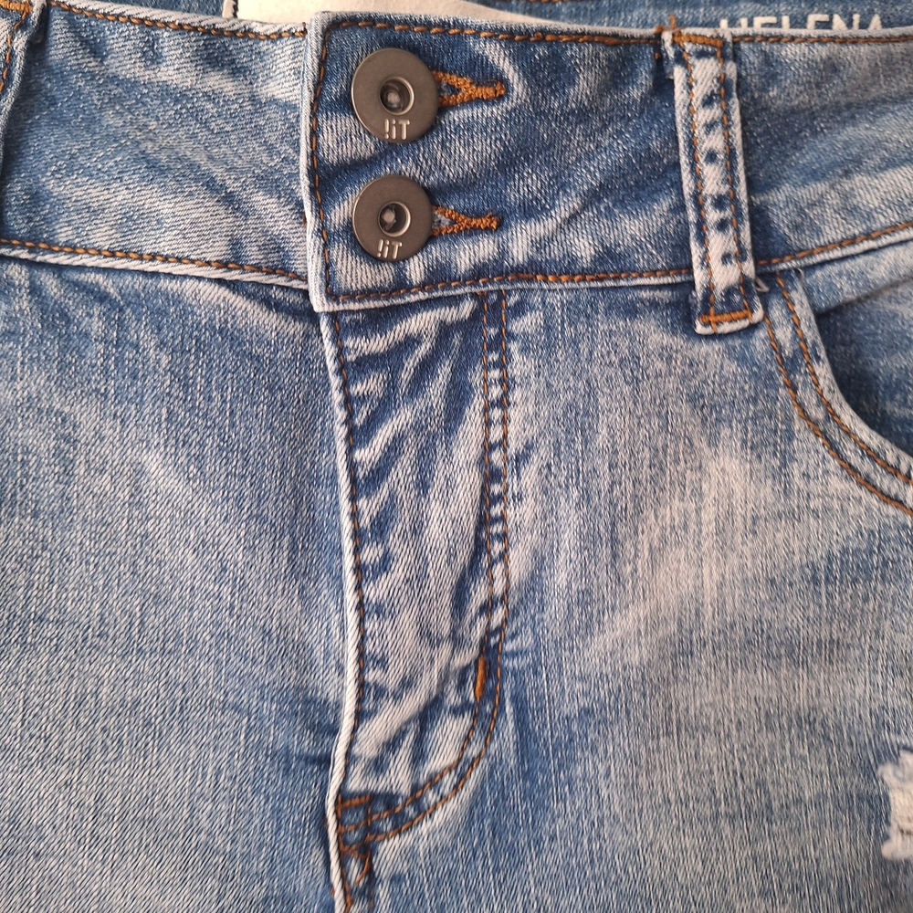Womens !it jeans Helena High Rise Long Rider Shorts. Sz 12. - Picture 3 of 7